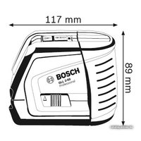 Лазерный нивелир Bosch GLL 2-50 (с держателем BM 1) [0601063108]