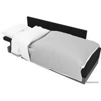 Тахта Лига диванов Никас 105197 (левый, черный/серый)