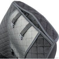 Накидка на автомобильное сидение Car Performance CUS-1012 BK/BK (алькантара, черный)