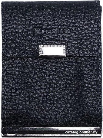 Зажим для денег Poshete 604-048M-BLK (черный)