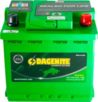Автомобильный аккумулятор DAGENITE L+ (44 А·ч)