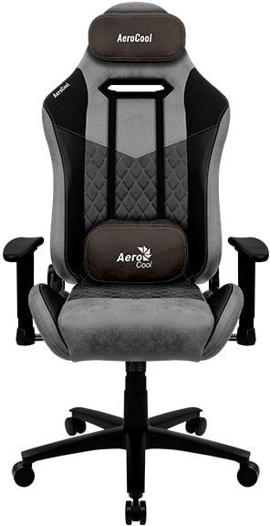 

Игровое (геймерское) кресло AeroCool Duke Ash Black (черный/пепельный)