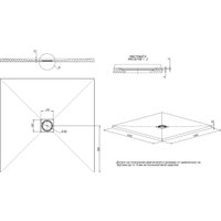 Душевой поддон Allen Brau Priority 100x100 8.31005-AM