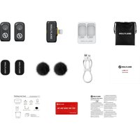 Радиосистема Hollyland LARK A1 Mini Duo Lightning (темно-серый)