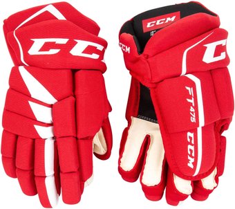 Перчатки CCM JetSpeed FT475 Sr (15 размер, красный/белый)