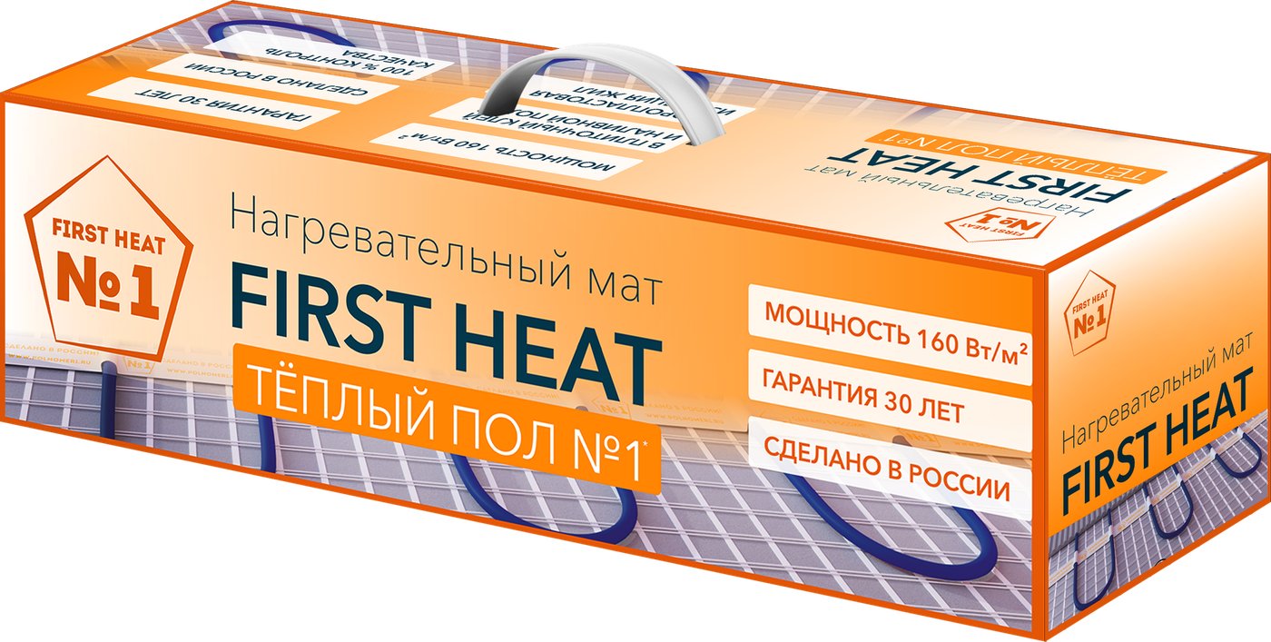 Нагревательный мат Теплый пол №1 ТСП-480-3.0 (160 Вт/кв.м)