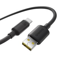 Кабель Baseus Foamed Silicone Fast Charging 100W USB Type-A - USB Type-С (1 м, черный)