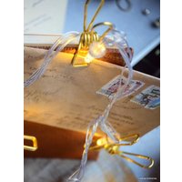 Светодиодная гирлянда Огоньки Прищепки 152 (желтый)