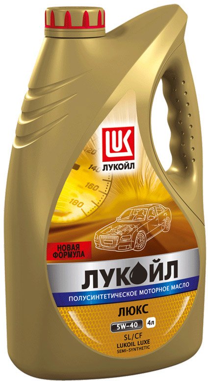 

Моторное масло Лукойл Люкс полусинтетическое API SL/CF 5W-40 4л