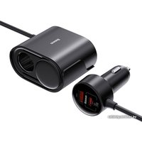 Автомобильное зарядное Baseus High Efficiency Pro Series 1-for-2 Car Cigarette Lighter 30W C00455300121-00 в Гомеле