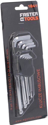 Набор ключей Faster Tools 1841 (9 предметов)