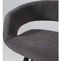 Стул с подлокотниками Мамадома Barny-R 700 (b28 Antracite Lux/черный)