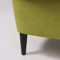 Интерьерное кресло Делком40 Prince (Green зеленый/черные опоры)