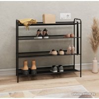 Полка для обуви ЗМИ Женева 34 ПДОЖ34 (черный)