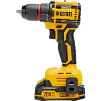 Дрель-шуруповерт Denzel CDH-BL-20 (с 2-мя АКБ, кейс)