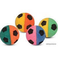 Игрушка для кошек Triol Мяч футбольный 02T d 4 см 60 штук