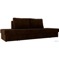 Модульный диван Лига диванов Сплит 101954 (коричневый)