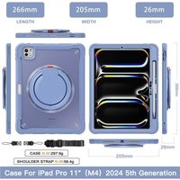 Чехол для планшета G-Case iPad Air 11 2024/Air 2022/2020 6602007285G (лавандово-серый)