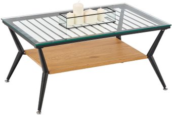 Halmar Felina 80x52 (дуб золотой/черный)