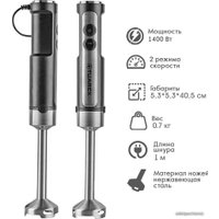 Погружной блендер Tuarex TK-4101 (стальной/черный)