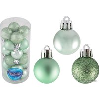 Елочная игрушка Волшебная страна Бирюза 007660 (24 шт, зеленый)