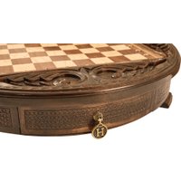 Шахматы Haleyan Круг Света kh165-5 (в ларце)