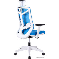 Кресло Chair Meister Nature II (белая крестовина, голубой)
