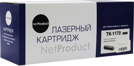 

Картридж NetProduct N-TK-1170 без чипа (аналог Kyocera TK-1170)