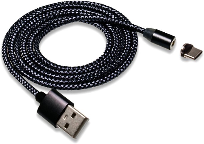 

Кабель Walker C590 USB Type-A - Lightning (1 м, черный)