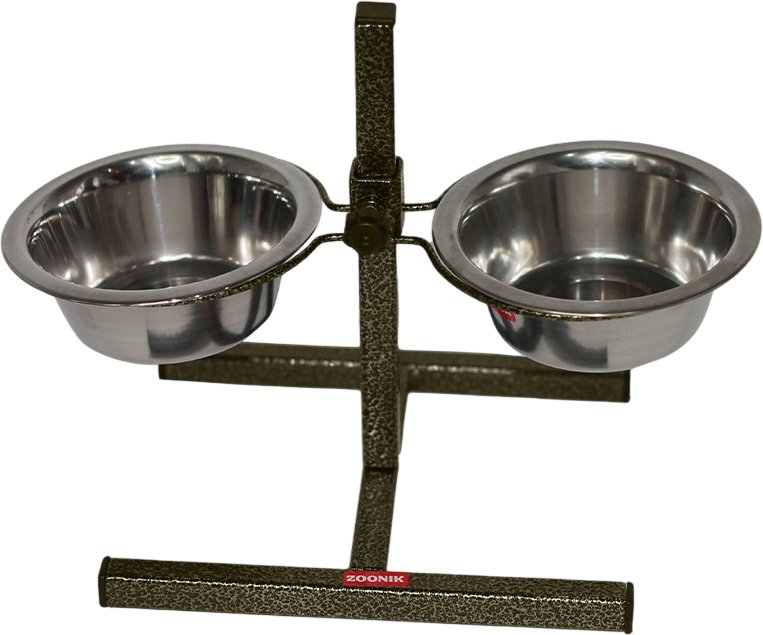 

Подставка для мисок Zoonik 08812-1 (бронзовый, с мисками)