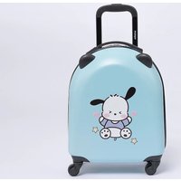 Чемодан-спиннер Ecotope Собака 324-E-2-16-LBL (голубой)