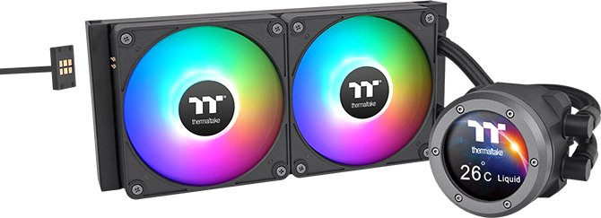 

Система жидкостного охлаждения для процессора Thermaltake TH240 V2 Ultra EX ARGB CL-W414-PL12SW-A