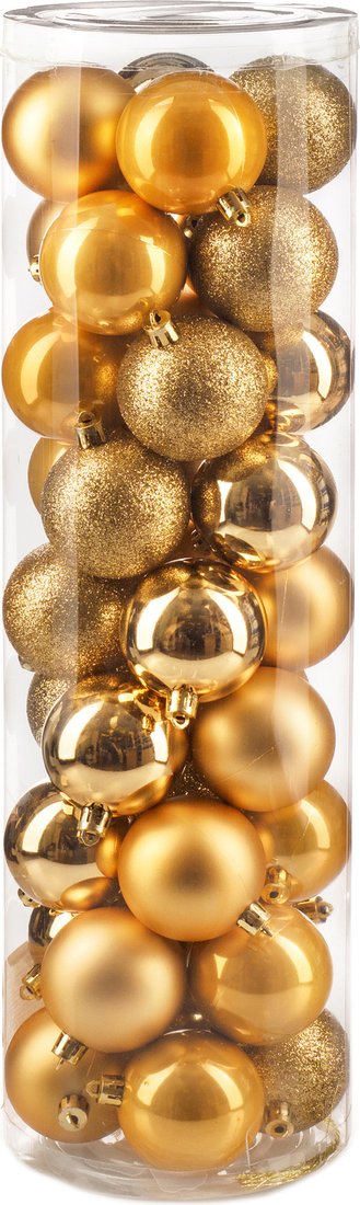 

Елочная игрушка Ausini VT25-04002-1 (золото, 36 шт)