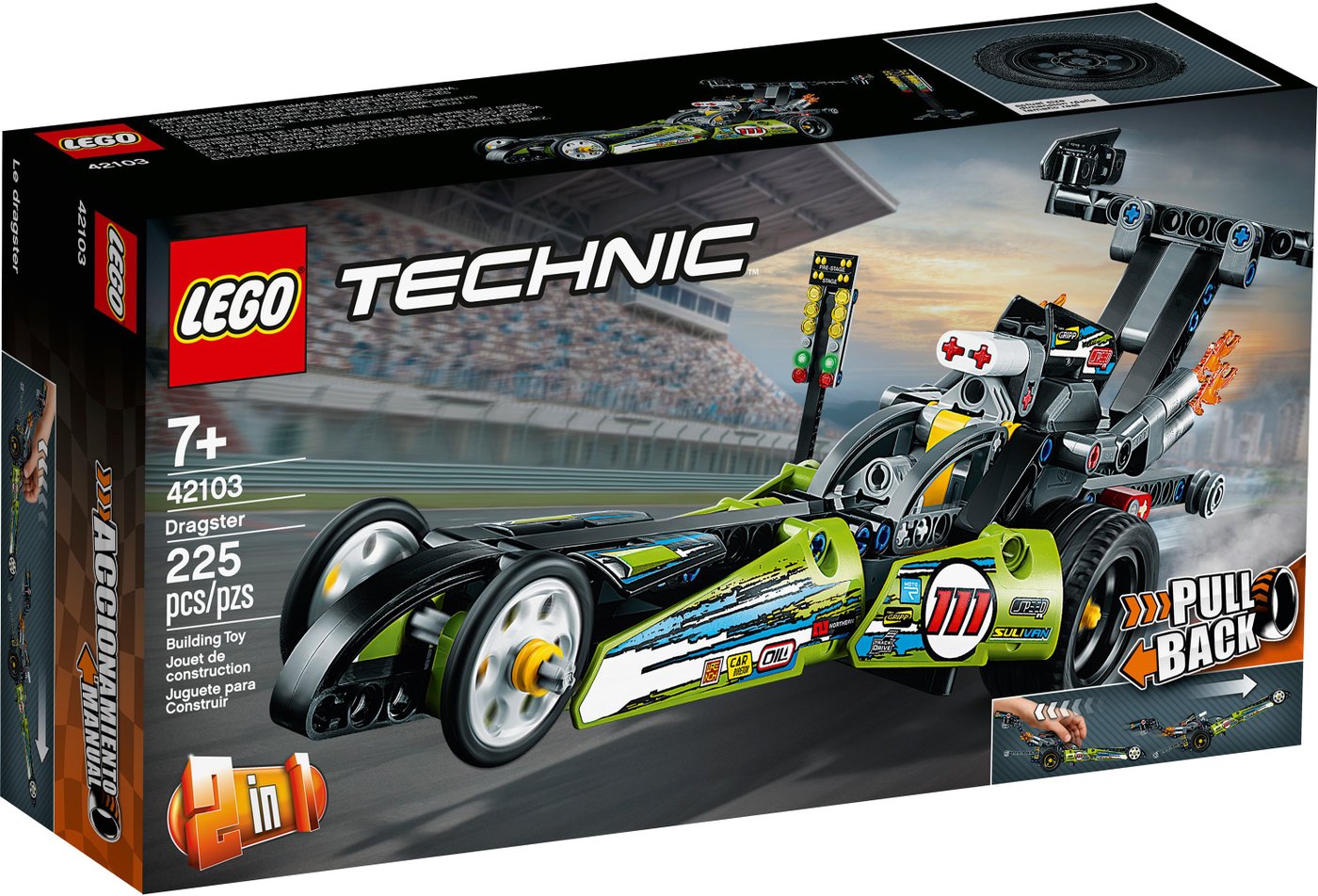 

Конструктор LEGO Technic 42103 Драгстер