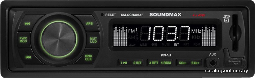 USB-магнитола Soundmax SM-CCR3051F