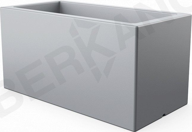 

Кашпо Berkano Cubric 80*40 DB (серый)