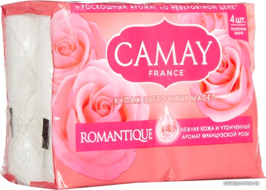 Camay Набор мыла Романтик (4x75 г)