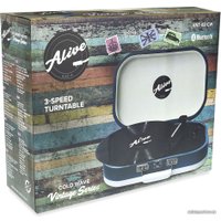 Виниловый проигрыватель Alive Audio Vintage (синий)