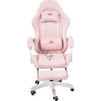 Игровое (геймерское) кресло Calviano 1584 (ткань, розовый)