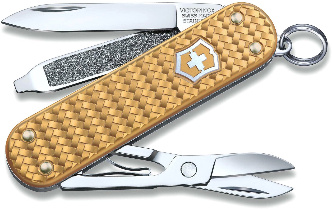 

Нож-брелок Victorinox Classic Precious Alox 0.6221.408G (золотистый)