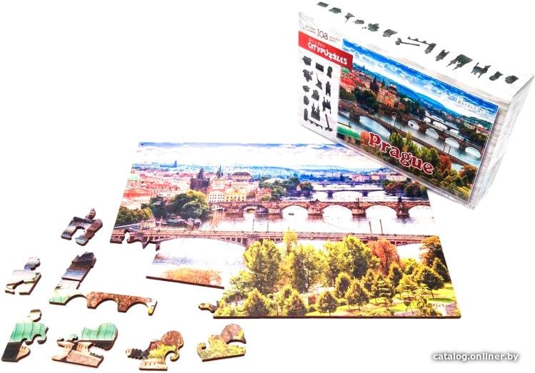 Пазл Нескучные игры Citypuzzles. Прага