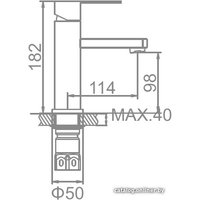 Смеситель Ledeme H733 L71033B (черный)
