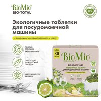 Таблетки для посудомоечной машины BioMio С маслами бергамота и юдзу (30 шт)