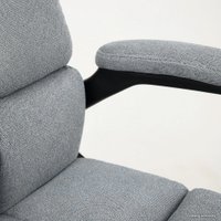 Офисное кресло AksHome Caesar Chrome (вельвет, серый)