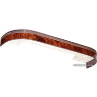 Карниз для штор Legrand Греция 48067467 (2.4 м, трехрядный, корень ореха) в Бобруйске