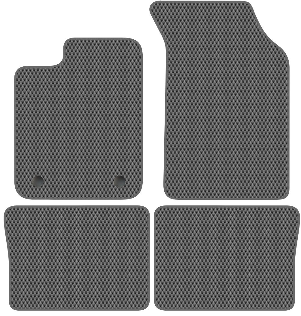 

Комплект ковриков для авто Alicosta Renault Symbol III (седан) 2008 - 2012 (серый, ромб)