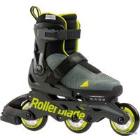 Роликовые коньки Rollerblade Microblade Free 3WD 2021 (р. 28-32, антрацит/лайм)