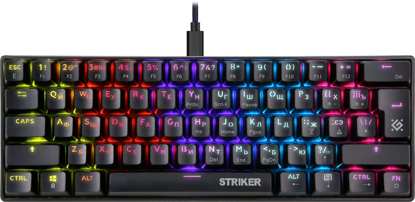 Клавиатура Defender Striker GK-380L RU
