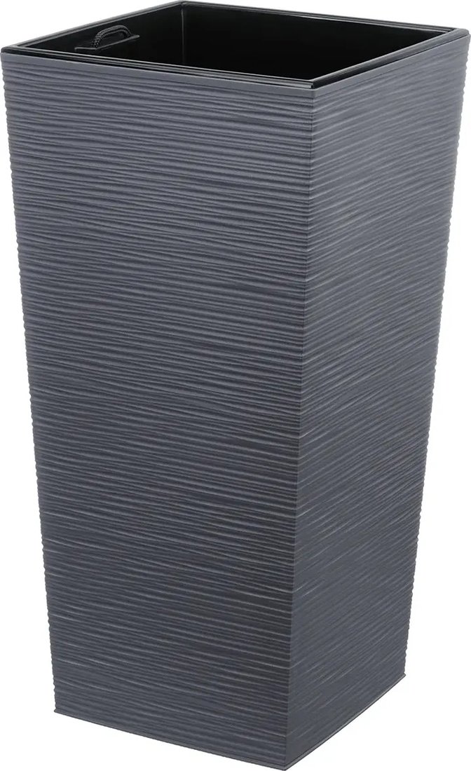 

Кашпо El Casa Финезия джут 650171 (антрацит)