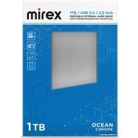Внешний накопитель Mirex Ocean Chrome 1TB 13630-UHDOCC10